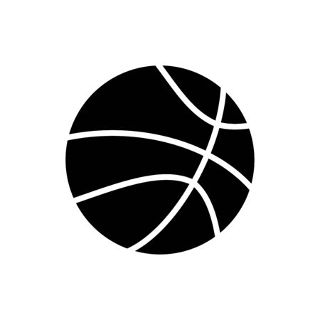 Basketball icon flat vector template design trendyのイラスト素材