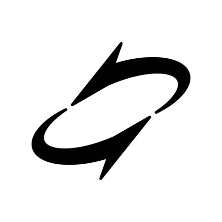 Arrow icon flat vector template design trendyのイラスト素材