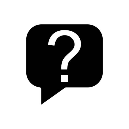 Bubble speech icon flat vector template design trendyのイラスト素材