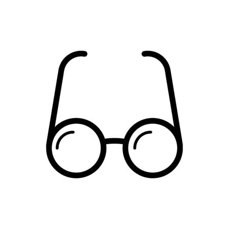 Eyeglasses icon vector illustration template design trendyのイラスト素材