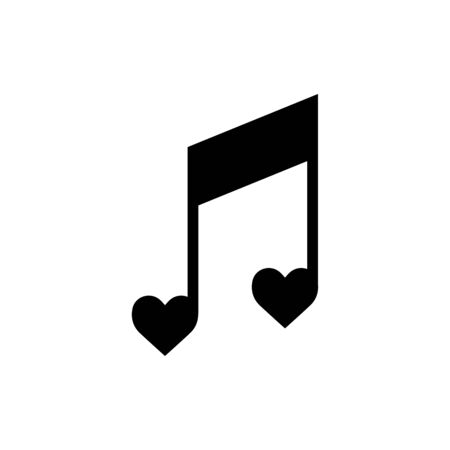 Music icon flat vector template design trendyのイラスト素材