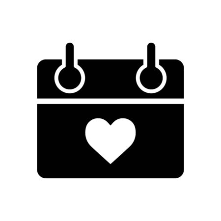 Calendar icon flat vector template design trendyのイラスト素材