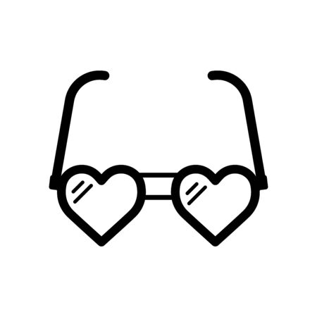Eyeglasses icon vector illustration template design trendyのイラスト素材