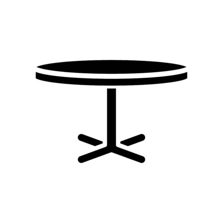 Table icon flat vector template design trendyのイラスト素材