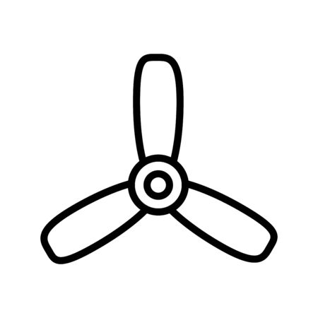 Fan icon flat vector template design trendyのイラスト素材