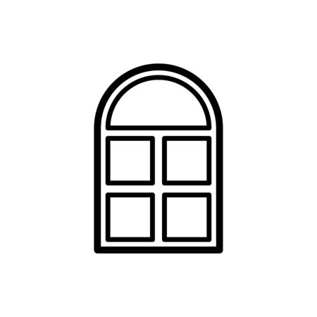 Window icon flat vector template design trendyのイラスト素材