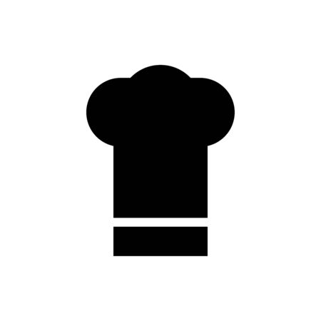 Chef hat icon flat vector template design trendyのイラスト素材
