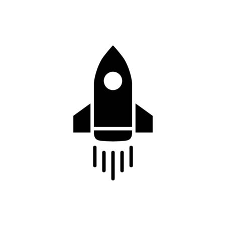 Rocket icon vector illustration template design trendyのイラスト素材