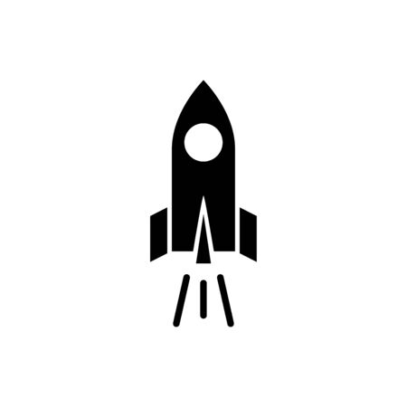 Rocket icon vector illustration template design trendyのイラスト素材