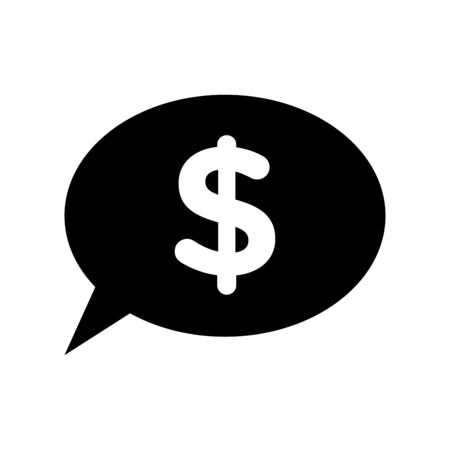 Dollar money icon vector illustration template design trendyのイラスト素材