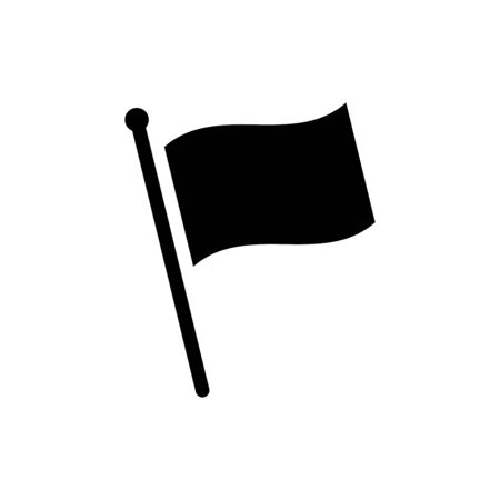 Flag icon flat vector template design trendyのイラスト素材