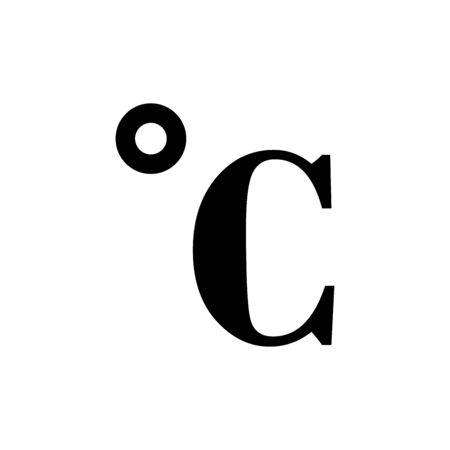 Temperature icon flat vector template design trendyのイラスト素材