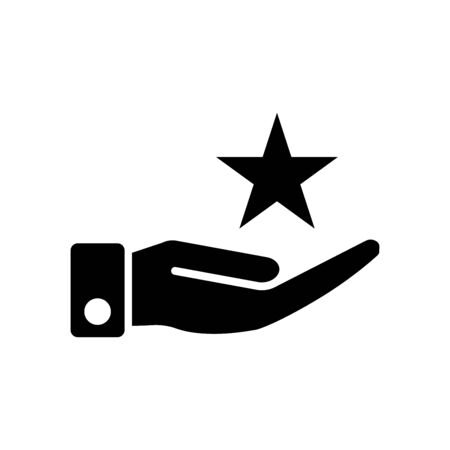 Rating icon flat vector template design trendyのイラスト素材
