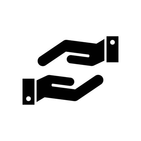 Care icon flat vector template design trendyのイラスト素材