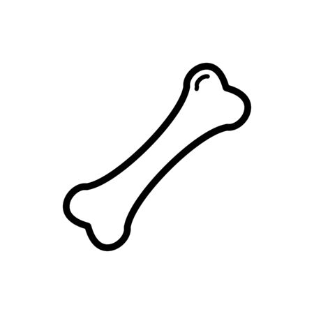 Bone icon flat vector template design trendyのイラスト素材