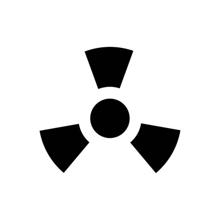 Bio hazard icon flat vector template design trendyのイラスト素材