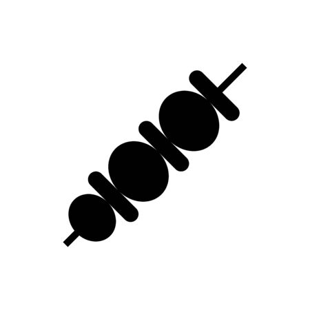 Kebab icon flat vector template design trendyのイラスト素材