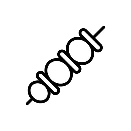 Kebab icon flat vector template design trendyのイラスト素材