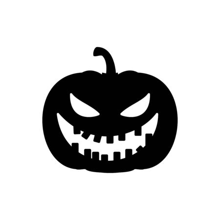 Jack O Lantern icon flat vector template design trendyのイラスト素材