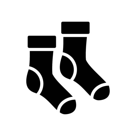 Socks icon flat vector template design trendyのイラスト素材