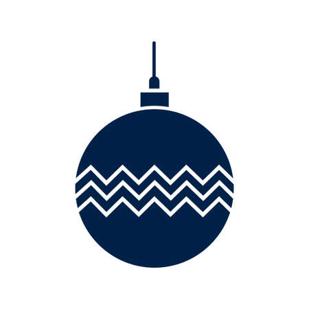 Ball decoration icon logo template isolated on white background.のイラスト素材