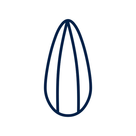 Seed icon logo template isolated on white background.のイラスト素材