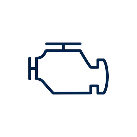 Engine icon logo template isolated on white background.のイラスト素材