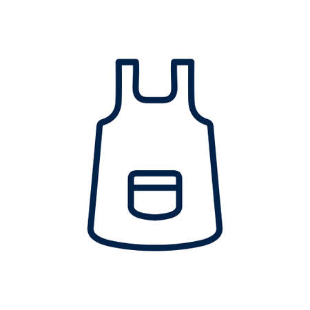 Apron icon design isolated on white background. vector illustration.のイラスト素材