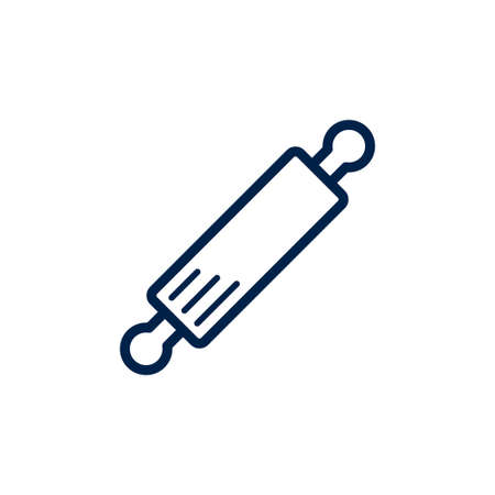 Rolling pin icon, illustration line art design.のイラスト素材