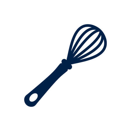 Whisk icon vector isolated on white background.のイラスト素材