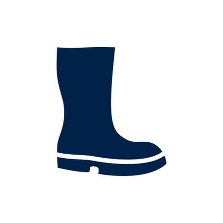 Rubber Boots icon vector illustration. Creative sign from rubber boots icons collection. Filled flat Rubber Boots icon for computer and mobile. Symbol, logo vector graphics.のイラスト素材