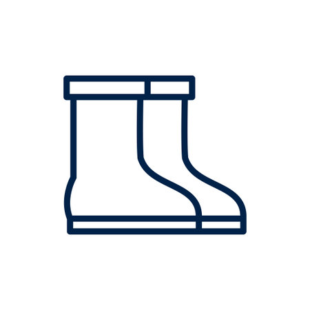 Rubber Boots icon vector illustration. Creative sign from rubber boots icons collection. Filled flat Rubber Boots icon for computer and mobile. Symbol, logo vector graphics.のイラスト素材