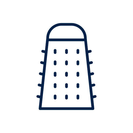 Grater icon. Simple kitchen and cooking illustration. Vector sign for mobile app or website.のイラスト素材