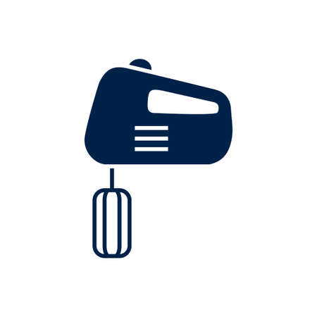Kitchen mixer icon, electric mixer vector on white background.のイラスト素材