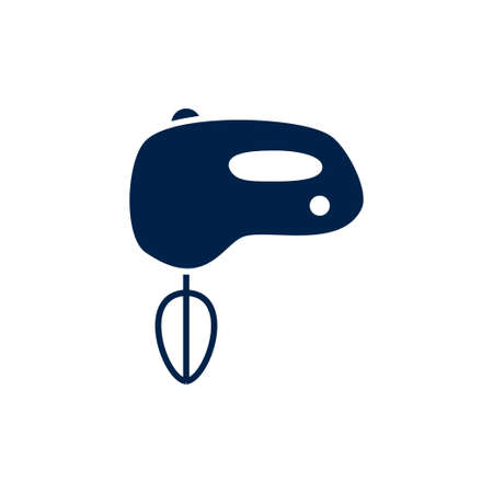 Kitchen mixer icon, electric mixer vector on white background.のイラスト素材
