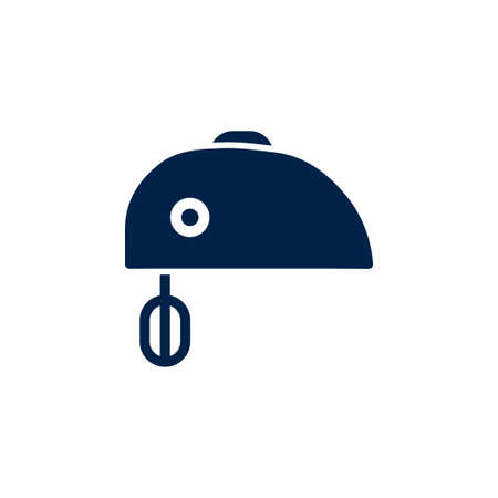 Kitchen mixer icon, electric mixer vector on white background.のイラスト素材