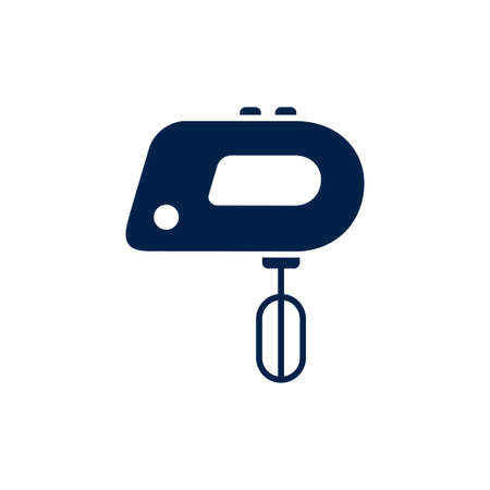 Kitchen mixer icon, electric mixer vector on white background.のイラスト素材