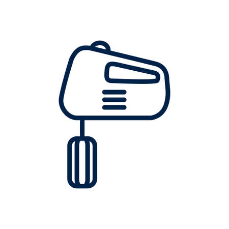 Kitchen mixer icon, electric mixer vector on white background.のイラスト素材