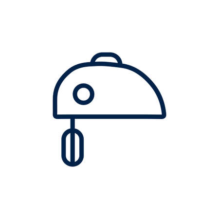 Kitchen mixer icon, electric mixer vector on white background.のイラスト素材