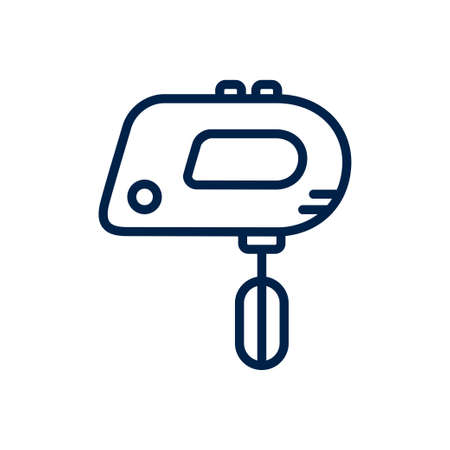 Kitchen mixer icon, electric mixer vector on white background.のイラスト素材