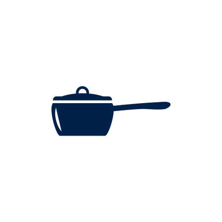 Sauce pan icon symbol. Premium quality isolated pot element in trendy style.のイラスト素材