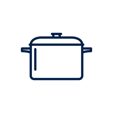 Sauce pan icon symbol. Premium quality isolated pot element in trendy style.のイラスト素材