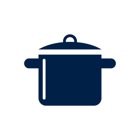 Sauce pan icon symbol. Premium quality isolated pot element in trendy style.のイラスト素材