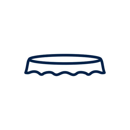 Bottle cap vector icon. Illustration isolated for graphic and web design.のイラスト素材