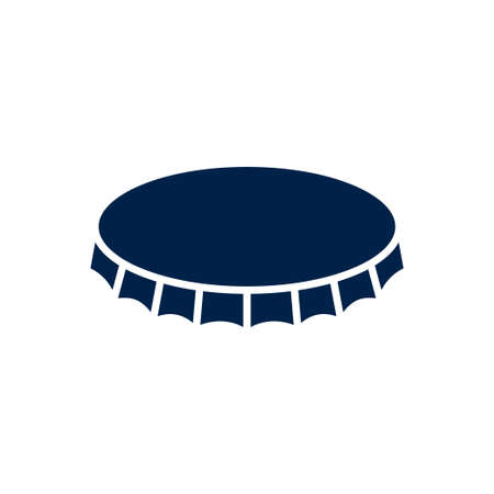 Bottle cap vector icon. Illustration isolated for graphic and web design.のイラスト素材