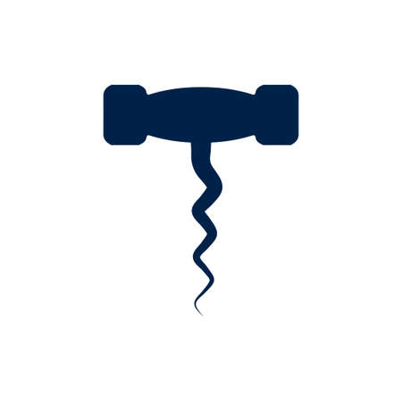 Corkscrews opener vector icon. Illustration isolated for graphic and web design.のイラスト素材