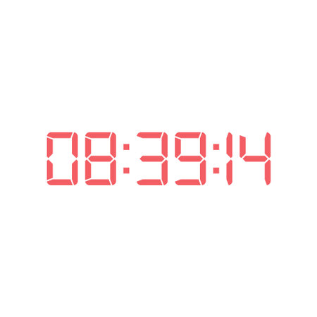 Digital clock icon vector design illustration.