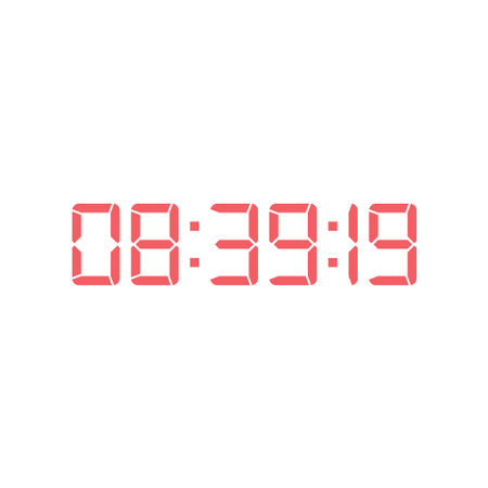 Digital clock icon vector design illustration.