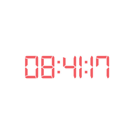 Digital clock icon vector design illustration.