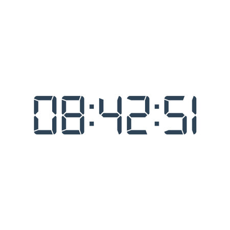 Digital clock icon vector design illustration.